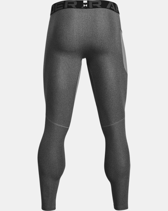 Men's HeatGear® Leggings, Gray, pdpMainDesktop image number 6